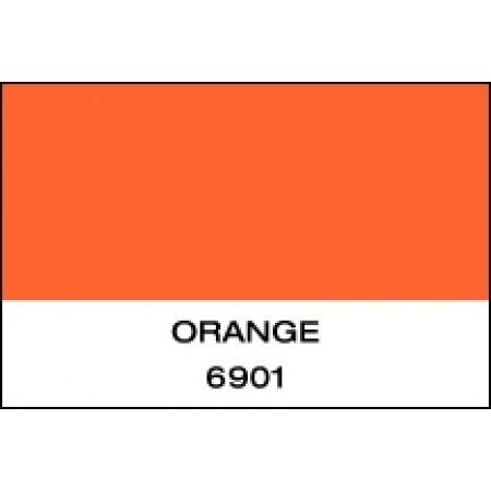 Fluorescent Vinyl Orange 15"x50 Yards Punched