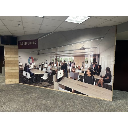 3.5 mil Satin Wht Vinyl w/high tack perm adhesive 54"x150'