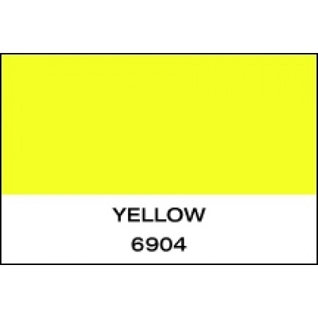 Fluorescent Vinyl Yellow 15"x50 Yards Punched