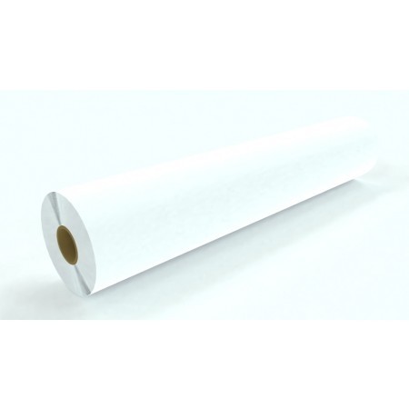 6mil Matte White Permanent Adhesive 54"x150 ft