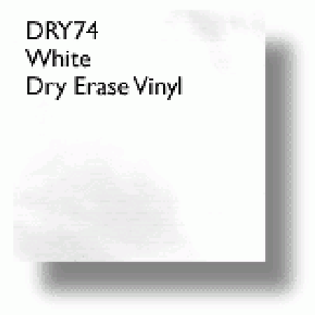 Dry Erase Vinyl White 15"x50 Yards Punched